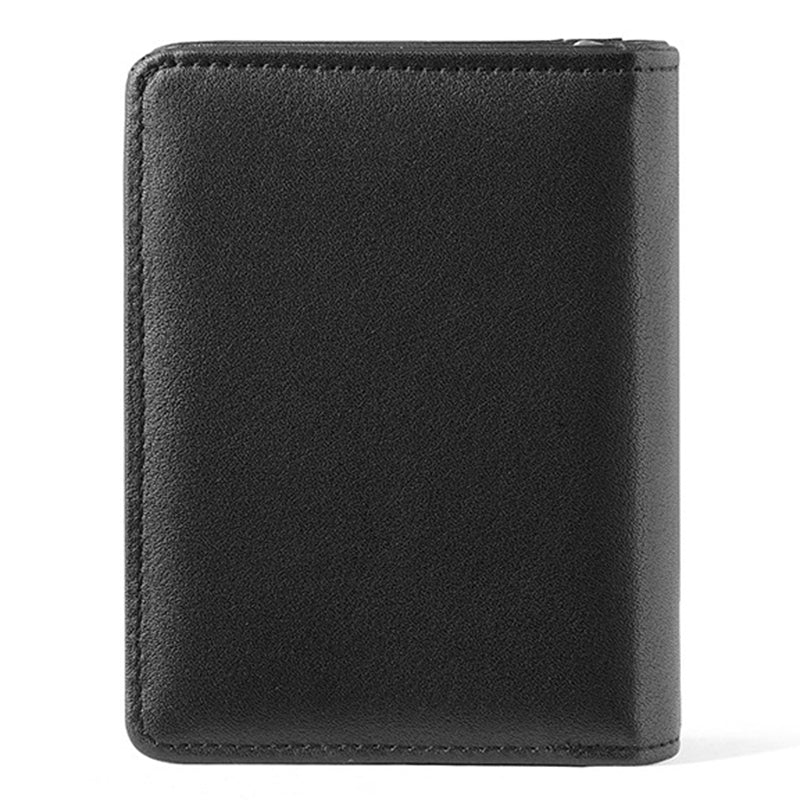 SUNICETY Business Style Wallet for Men Anti-Scratch PU Leather RFID Blocking Cash Money Storage Pouch Card Carrying Bag with Multiple Card Slots SUNICETY Business Style Wallet for Men Anti-Scratch PU Leather RFID Blocking Cash Money Storage Pouch Card Carrying Bag with Multiple Card Slots